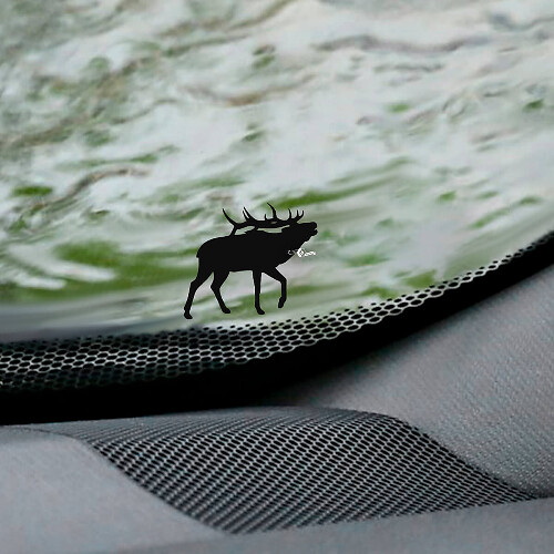 Moose herten voorruit Easter Egg hoek sticker-aangepaste vinyl afbeelding
