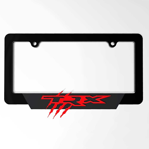 TRX Voertuig Kentekenplaat Covers Frames Voertuig Decor geschikt voor Dodge Ram TRX
 1