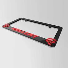 Hellcat Voertuig Kentekenplaat Covers Frames Voertuig Decor geschikt voor Dodge Hellcat
 3