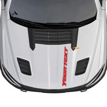 Aangepaste omlijnde letterfolie motorkapsticker voor Dodge Ram 1500_2