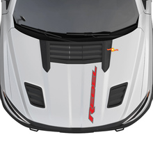 Dodge Ram 1500 Rebel Hood Logo Vinyl Decal Grafische Sticker 2 kleuren
 2