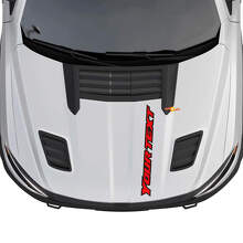 Aangepaste omlijnde letterfolie motorkapsticker voor Dodge Ram 1500_4
