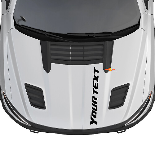 Aangepaste Letters Motorkap Vinyl Decal voor Dodge Ram 1500