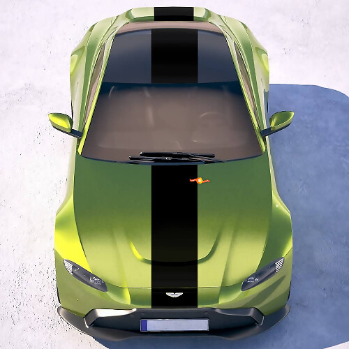 Racing Strepen Body Vinyl Stickers Voor Aston Martin Vantage