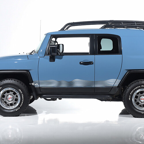 Toyota FJ Cruiser Tribal zijdeur strepen stickers Stickers Graphics - aangepaste Vinyl Kit
