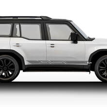 Land Cruiser lagere zijdeuren Streep Vinyl Decals Stickers
 2