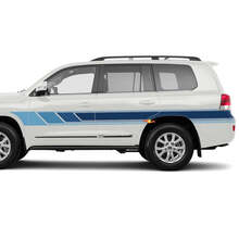 Old school Retro Vintage Lexus GX of Toyota Land Cruiser grafische deuren Streep vinyl stickers stickers kit
 2