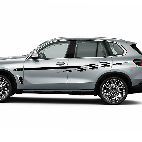 Accent Racing Geruite Strepen Decal Set voor BMW X5 G05
