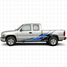 Versleten Splash Deur- & Zijwand Vinyl Strepen voor Chevrolet Silverado 1500 GMT800 1999-2007_3