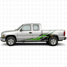 Versleten Splash Deur- & Zijwand Vinyl Strepen voor Chevrolet Silverado 1500 GMT800 1999-2007_4