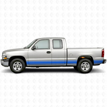 Slanke Accent Deur- & Zijstreep Vinyl Strepen voor Chevrolet Silverado 1500 GMT800 1999-2007_4