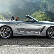 Zijdeur tribale strepen BMW Z4 vinyl sticker
 3