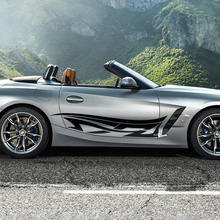 Zijdeur tribale strepen BMW Z4 vinyl sticker
 5