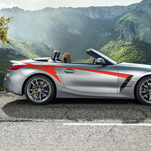 Zijdeur accenten strepen BMW Z4 vinyl sticker
 5