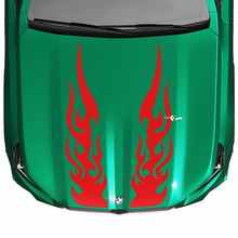 L Stripes Racing Checkered Hood-sticker voor BMW 5-serie G60 M5 G90
 2