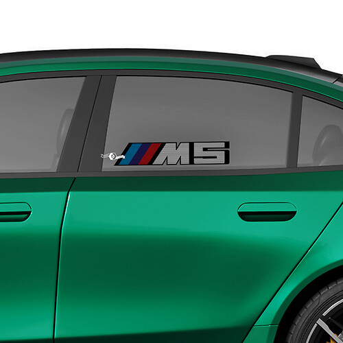 3 kleuren M-logo Racing-stickerset voor BMW 5-serie G60 M5 G90 2
