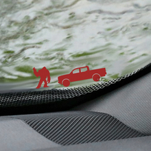 Palm's Jeep Wrangler voorruit Easter Egg hoeksticker - aangepaste vinylafbeelding
 2