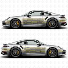 Side Porsche 911 Carrera Cup Race Side Logo sticker sticker
 2