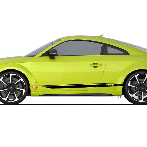 Audi TT Racing zijdeur strepen sticker logo stickers
