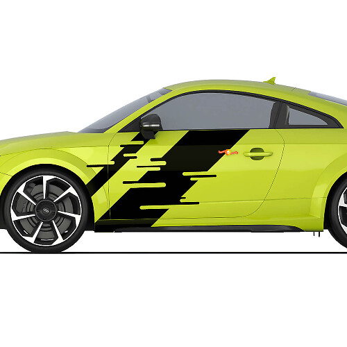 Audi TT Hash Racing Stripe Zijdeur Strepen Decal Logo Stickers
