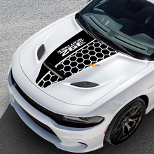 Hood Dodge 392 Scat Pack Challenger of Charger Hemi Vinyl Racing sticker
 3