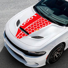 Motorkap Dodge Hemi Challenger of Charger Hemi Vinyl Racing Decal Sticker
_6