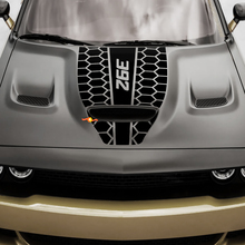 Hood Dodge 392 Honeycomb Challenger of Charger Hemi Vinyl Racing sticker
 2