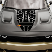 Hood Dodge 392 Honeycomb Challenger of Charger Hemi Vinyl Racing sticker
 2