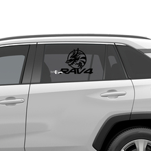 Zijruit Rav4 Dragon grafische vinyl sticker grafische sticker geschikt voor Toyota RAV4
 3