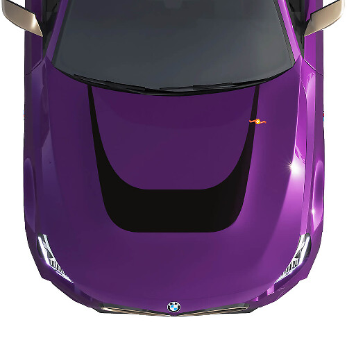 U-vormige motorkap vinyl sticker voor BMW M240 G42