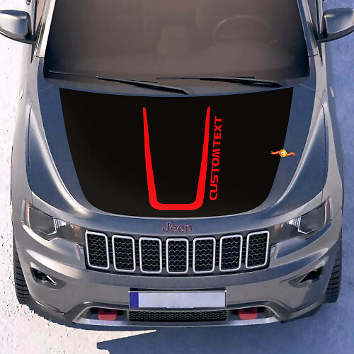 Trailhawk Motorkap Graphics Vinyl Sticker voor Jeep Cherokee Trailhawk