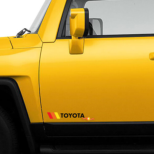 Toyota Vintage Retro Zij Vinyl Decals Kit voor Toyota