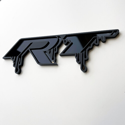 Dodge RT met bloed Spatbordbadges Achterklepembleem 3D-badge
 1