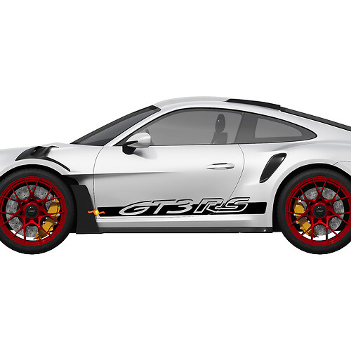 Porsche 911 - 991 Gt3 RS GT3RS Kit met zijstrepen sticker sticker 2
