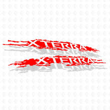 Bed Side Splash Grunge Distressed Nissan Xterra Graphics Vinyl Stickers Stickers
 2