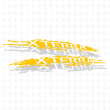 Bed Side Splash Grunge Distressed Nissan Xterra Graphics Vinyl Stickers Stickers
 4