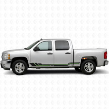 Parallel Accent Deur- en Sierlijst Vinyl Strepen voor Chevrolet Silverado 1500 GMT900 2007-2013_4