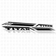 Bedzijde strepen Nissan Titan Pro4x strepen vinyl stickers stickers graphics
 3