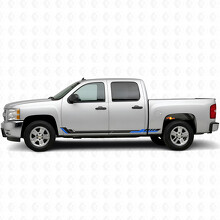 Racing Line Deur- en Rocker Panel Vinyl Strepen voor Chevrolet Silverado 1500 GMT900 2007-2013_3