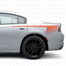 Hockeystijl Strobe Strepen Bedside Vinyl Decal Sticker voor Dodge Charger 2015-2026_4