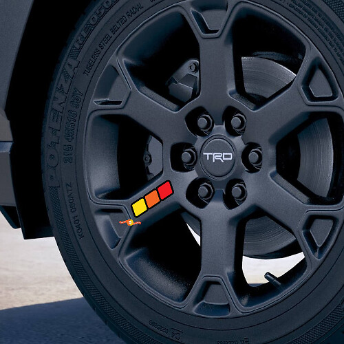 Vinylstickerset Vintage Stijl Velgen voor Toyota Auto's