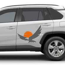 Eagle Sunset Deurzijde Vinyl Decal Kit voor Toyota RAV4_2