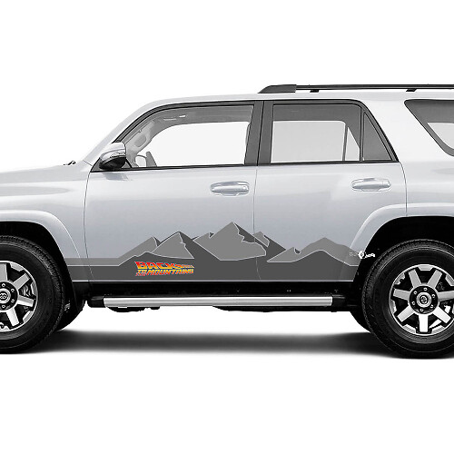Terug naar de Bergen Side Vinyl Stickers Kit voor Toyota 4Runner