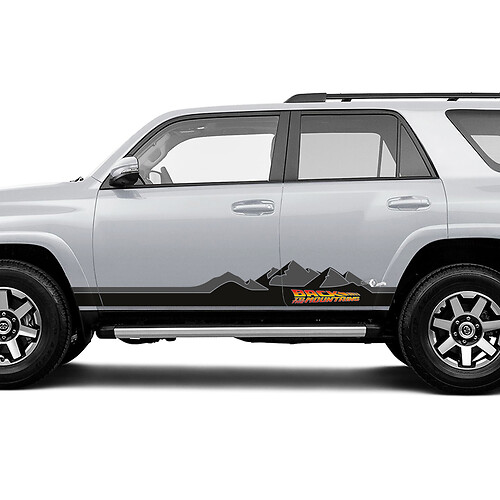 Terug naar de bergen zijdeur Rocker Panel Vinyl Decals Stickers voor Toyota Trucks 2
