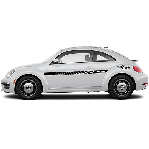 Volkswagen Kever Zijdeuren Rocker Panel Vinyl Strepen Decals Stickers 5
