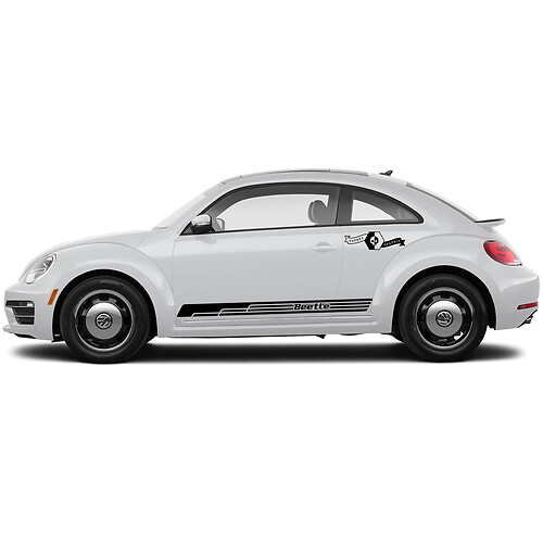 Volkswagen Kever Zijdeuren Rocker Panel Vinyl Strepen Decals Stickers 6

