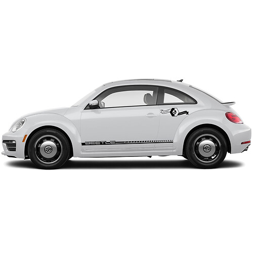 Volkswagen Kever Zijdeuren Rocker Panel Vinyl Strepen Decals Stickers 7
