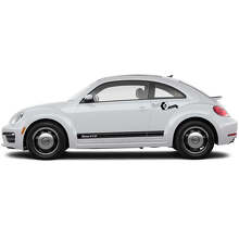 Aangepaste zijstreep vinyl decal set voor Volkswagen Beetle_2
