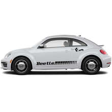 Aangepaste zijstreep vinyl decal set voor Volkswagen Beetle_3
