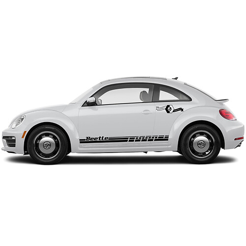 Volkswagen Kever zijdeuren rocker paneel vinyl strepen stickers stickers 9
